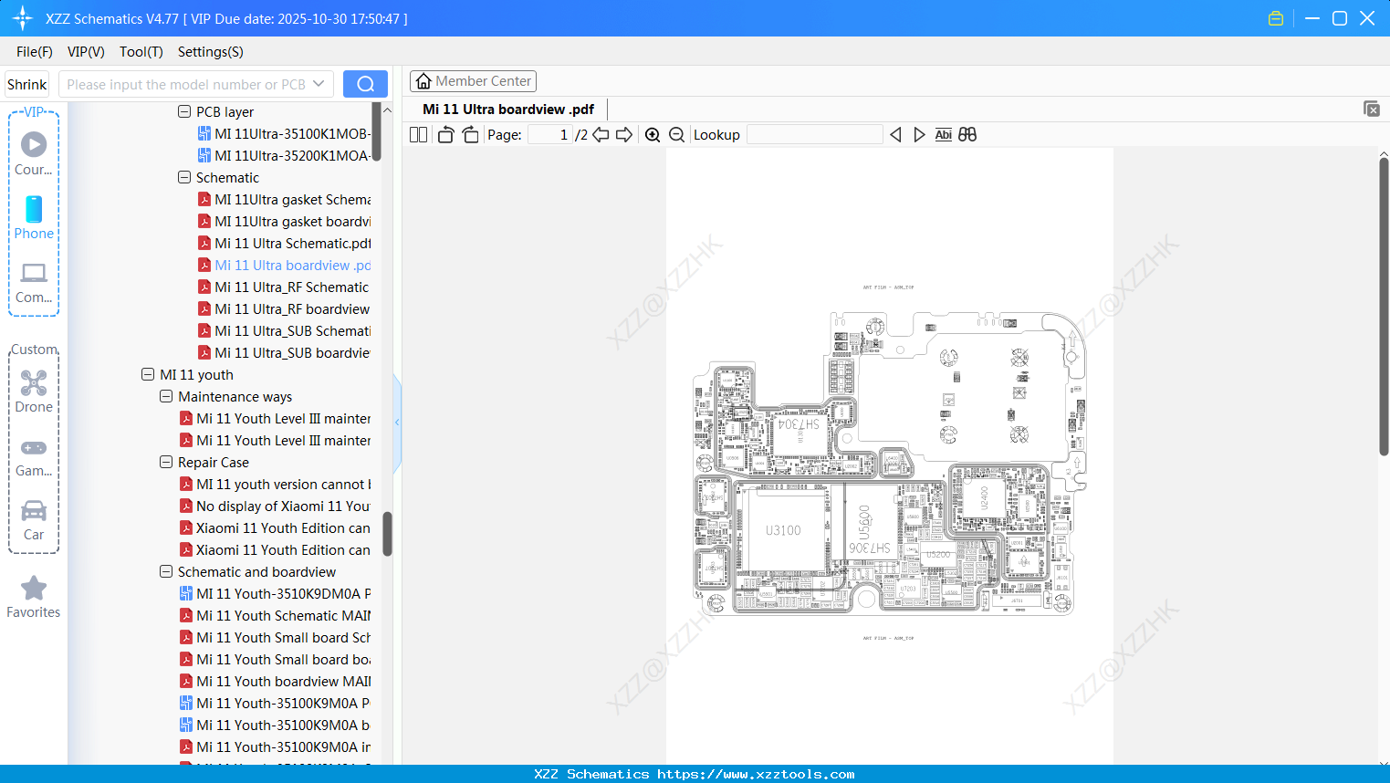 Xiaomi Mi 11 Ultra Boardview